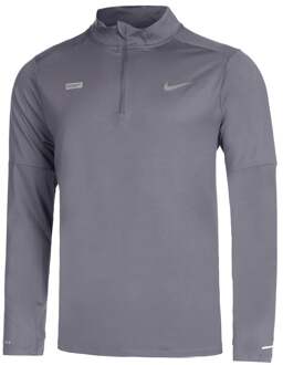 Nike Dri-Fit Element Flash Half-Zip Hardloopshirt Heren grijs - L,XL,XXL