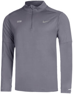 Nike Dri-Fit Element Flash Half-Zip Hardloopshirt Heren grijs - L