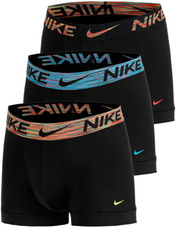 Nike Dri-Fit Essential Micro Trunk Boxershort Verpakking 3 stuks Heren zwart