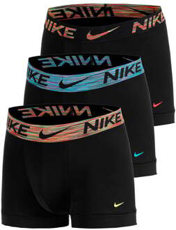 Nike Dri-Fit Essential Micro Trunk Boxershort Verpakking 3 stuks Heren zwart