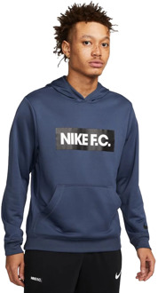 Nike Dri-fit f.c. libero hoodie Blauw - M
