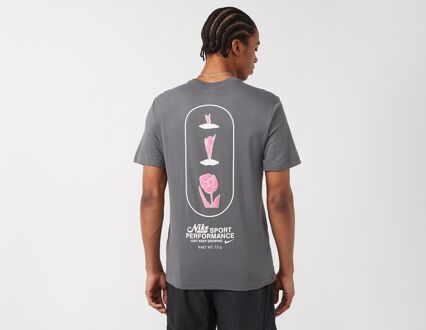 Nike Dri-FIT Fitness T-Shirt, Grey - XL