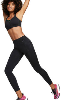 Nike Dri-FIT Go Mid-Rise 7/8 Legging Dames zwart/zwart - XS