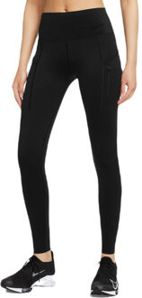 Nike Dri-FIT Go Mid-Rise Legging Dames zwart/zwart - XS