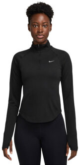 Nike Dri-FIT Half-Zip Longsleeve Dames zwart