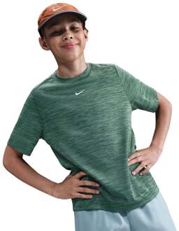 Nike Dri-Fit Heather T-shirt Kinderen-Groen - XL