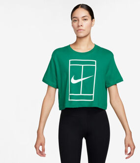 Nike Dri-Fit Heritage Crop T-shirt Dames groen - M