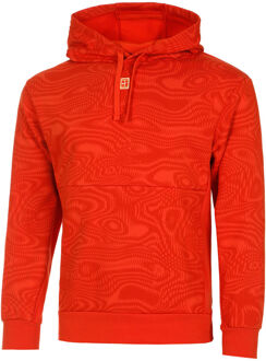 Nike Dri-Fit Heritage Fleece Sweater Met Capuchon Heren oranje - L