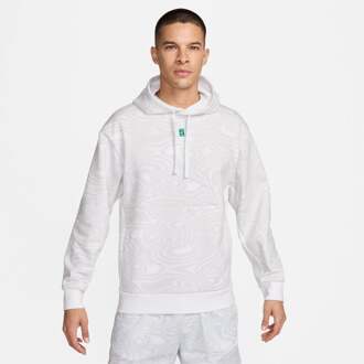 Nike Dri-Fit Heritage Fleece Sweater Met Capuchon Heren wit - L