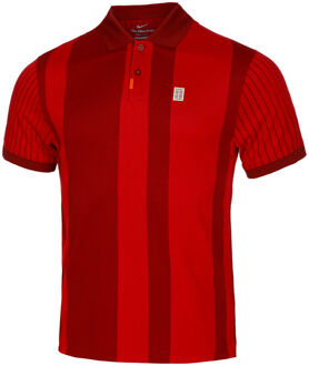 Nike Dri-Fit Heritage Polo Heren rood - S