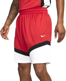 Nike Dri-FIT Icon 8" Short Heren rood - zwart - wit - XXL