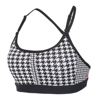 Nike Dri-Fit Indy Icon Clash Sport BH L Zwart dessin