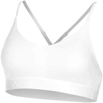 Nike Dri-Fit Indy Padded Sport-bh Dames-Wit - M