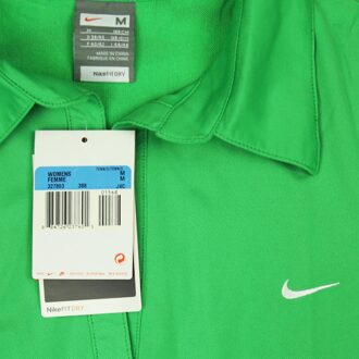 Nike Dri-Fit Korte Mouw Poloshirt Groen Dames Tennisshirt 327803 388 - S