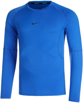 Nike Dri-Fit Longsleeve Heren blauw - S
