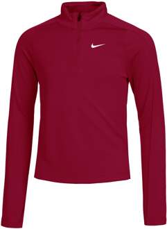 Nike Dri-Fit Longsleeve Meisjes-Rood,Wit - S