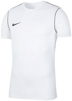 Nike Dri-FIT Mannen Sportshirt - White/Black/Black - Maat L