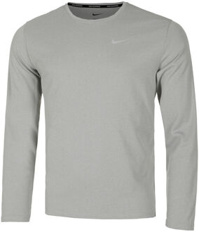 Nike Dri-Fit Miler Dri-Fit Miler UV Hardloopshirt Heren-Donkergrijs - XL,XXL