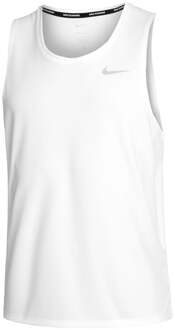 Nike Dri-Fit Miler Hardloopshirt Heren-Wit,Grijs - S,M,L,XL,XXL