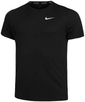 Nike Dri-Fit Miler UV Hardloopshirt Heren zwart - S,M,L,XL