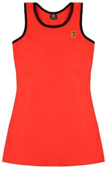 Nike Dri-Fit Mouwloze Ronde Hals Rood Dames Sport Jurk 240606 605 - L