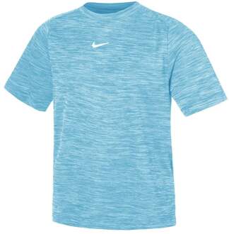 Nike Dri-FIT Multi Heather T-shirt Kinderen-Petrolblauw - XS
