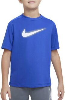 Nike Dri-FIT Multi+ Shirt Junior blauw - wit - L-152/158