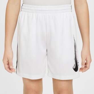 Nike Dri-Fit Multi Shorts Kinderen-Wit - XS