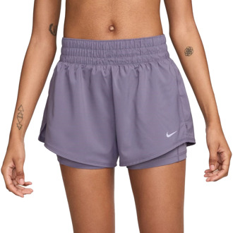 Nike Dri-fit one 2-in-1 short Paars - M