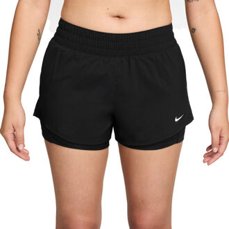 Nike Dri-FIT One 2in1 3'' Short Dames zwart - XS