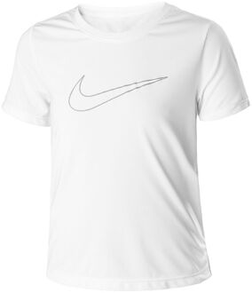 Nike Dri-Fit One Graphic T-shirt Meisjes wit - S