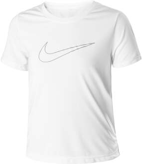 Nike Dri-Fit One Graphic T-shirt Meisjes-Wit,Zwart - XS,S,M,L,XL