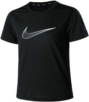 Nike Dri-Fit One Graphic T-shirt Meisjes-Zwart,Wit