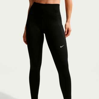 Nike Dri-FIT One High Rise 7/8 Tight Dames-zwart, wit - XS