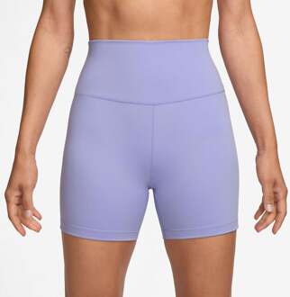 Nike Dri-Fit One High-Waisted 5in Biker Shorts mauve - XS