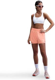 Nike Dri-Fit One Mid Rise 2in1 3in Shorts Dames-abrikoos - XS,L,XL