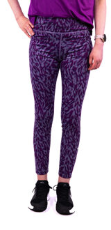 Nike Dri-Fit One Sportlegging Meisjes 140 Paars dessin