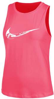 Nike Dri-Fit One Swoosh Hardloopshirt Dames-Berry - M
