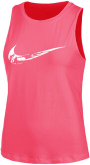 Nike Dri-Fit One Swoosh Hardloopshirt Dames-Berry - XS
