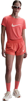 Nike Dri-FIT One Swoosh Short Dames roze - XL