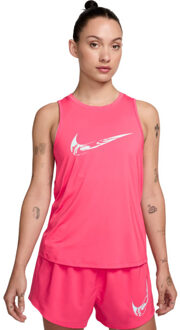 Nike Dri-FIT One Swoosh Singlet Dames roze - XL