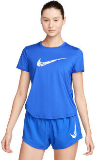 Nike Dri-FIT One Swoosh T-Shirt Dames paars - XL