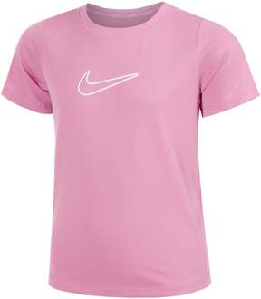 Nike Dri-FIT One T-shirt Meisjes roze - L