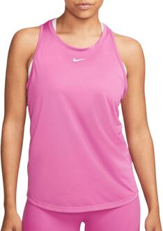Nike Dri-FIT One Tanktop Dames roze - M