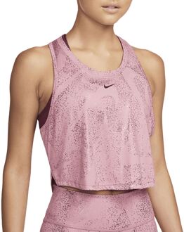 Nike Dri-FIT One Tanktop Dames roze - M