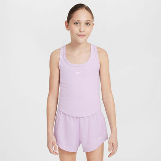 Nike Dri-FIT One Tanktop Meisjes-Mauve - M,L