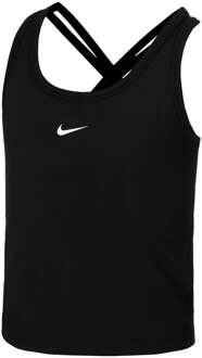 Nike Dri-Fit One Tanktop Meisjes-Zwart,Wit