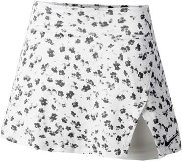 Nike Dri-Fit Printed Rok Dames wit - XS,S,M,L,XL