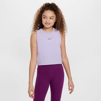 Nike Dri-Fit Pro Big Kids Tanktop Meisjes mauve - L