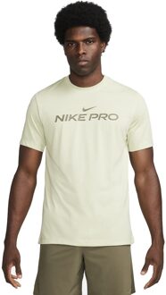 Nike Dri-FIT Pro Shirt Heren lichtgroen - M